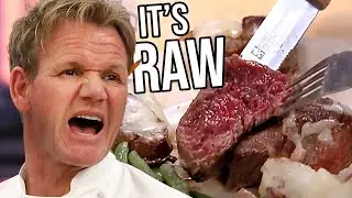 Restaurant Serves Gordon Ramsay Raw Steak...Regrets It
