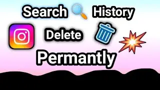 Clear all search 🔍 history on instagram/how to delete Instagram search history in tamil 2026