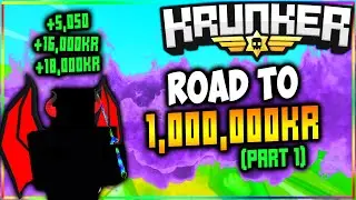 KRUNKER - ROAD TO 1,000,000KR PART 1 (TRADES, 1v1 WAGERS, SPINS)