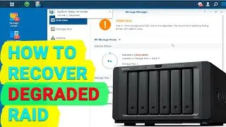 Как восстановить деградировавший RAID 5 NAS-накопитель Synology и перейти с RAID 5 на RAID 6 без ...
