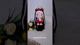 Santa Rita de cacia #crochet #amigurumi #croche