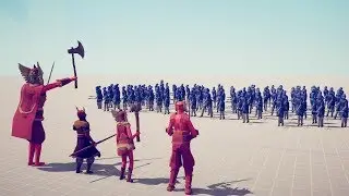ODIN, THOR, LOKI, ONI vs ARMIES - Totally Accurate Battle Simulator TABS