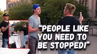 Trans Activist Can&rsquo;t Handle Peaceful Debate, Begs For A Fist Fight Instead!