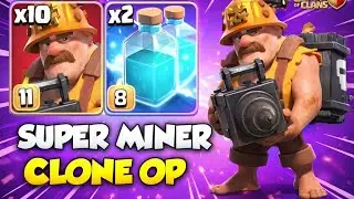 Thế Sơn Coc | Đập Hết Mọi Base Với Combo Si&ecirc;u Thợ Mỏ Nh&agrave; 18 | Clash of Clans