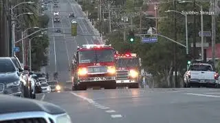 3/1/21 LAFD Task Force 48 Responding to a Cliff Rescue in their First in