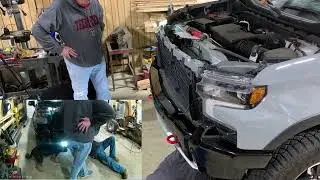 Manny's ZR2 Damaged Bumper and Grill Repair