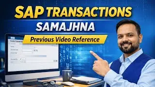 SAP Transactions Samajhna | Previous Video Reference#fun #long #video #fun #skills #sap