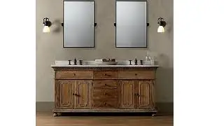 Rustic bathroom vanities