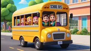One, Two, Three, Hop on the Bus | Fun Travel Song for Kids | Playful Learning Rhyme