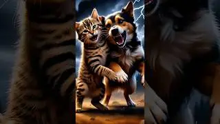 ai cat friendship #ai #cat #friendship #funny