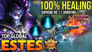 ESTES BEST BUILD 2023 | TOP GLOBAL ESTES GAMEPLAY | MOBILE LEGENDS✓