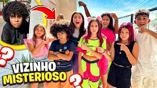 APARECEU UM NOVO VIZINHO MISTERIOSO *sera que ele é Malvado? (Jéssica Sousa e família)