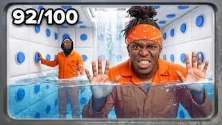 Trapped With 100 Mystery Buttons (Ft. Deji)