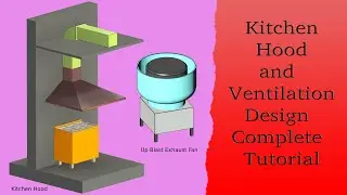 Kitchen Hood and Ventilation Design in Revit MEP | Revit MEP | #ventilationsystem