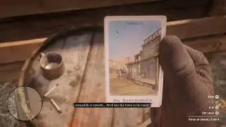 Vistas Of America Cigarette Card 4 - Armadillo - Map Location - RDR2