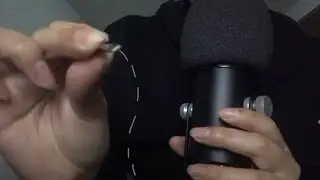 asmr plucking away your negative thoughts and energy fast and aggressive