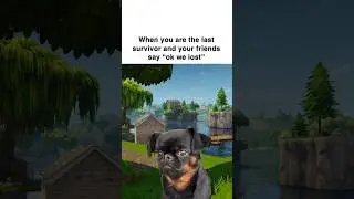 When you are the last survivor #memes #shorts #squad #fortnite #cod #gaming
