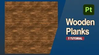 How do you create a realistic seamless wood plank texture in Substance Painter?
