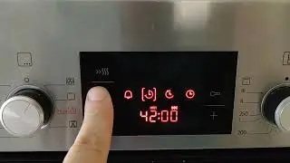 Backzeit bei Bosch Backofen einstellen.