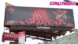 Millie Bobby Brown's 'Stranger Things' Billboard Gets Hit With Graffiti In Hollywood, CA