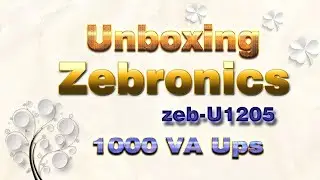 Zebronics zeb U-1205 unboxing 