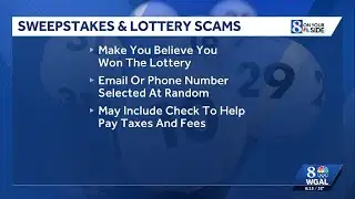 Sweepstakes and lottery scams are some of the most common scams of 2025