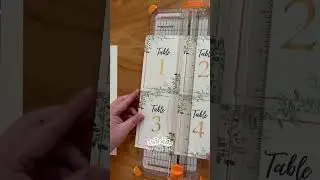 DIY Table Numbers - FREE Printable Download