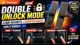 How Double Unlock Mode Works in Smart Door Lock ? | Complete Demo Model: S-FDL600