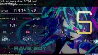 S3RL feat. Krystal - Rave Boy [4k Hard] 96.27% ll Osu!mania gameplay