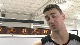 Tyler Hansbrough full interview after first practice with NBADL's Mad Ants on 3/2/17