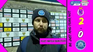REACTION | Stephen McDonnell Post Match Interview | Dungannon 2-0 Glenavon | 26/11/24 | SDP
