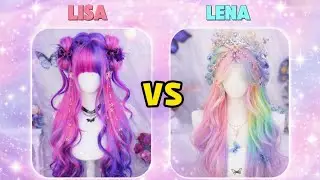 LISA or LENA? 💖 Choose Your Favorite | Pink Pick Quiz 