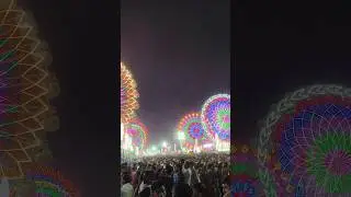 Dhrangadhra Funfair Lokmela #colourful #lightingdesign #nightview #giantwheel #lokmela #funfair
