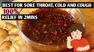 Winter Special Immunity Booster Recipe | 100% Fast Relief For Cold Cough & Body Pain | Cough Remedy