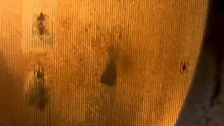 Explosive deslagging with det cord part 2