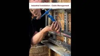 Industrial Electrical Installations and Cable Management #electrician #solarrepair#cablemanagement