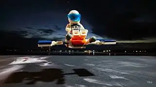 LEGO Astronaut on a Space Glider 🚀✨
