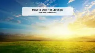 Real Estate Reformation How to use Net Listings