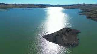 Lahontan Reservoir Scenic Views near Silver Springs Nevada