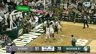 Jase Richardson STEAL & Transition AND-1 vs. Niagara | Michigan State Basketball