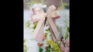 16. Making a Double Ribbon / 더블와이어 리본 / 꼬리리본핀 / 투톤 리본핀