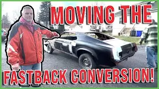 Перемещаем переделанный Mustang Fastback! Освобождаем место для проекта Super Cobra Jet 1969 года...