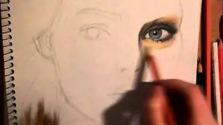 Surrealistic Color Pencil Drawing (undone)