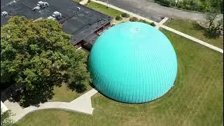 Longway Planetarium aerial footage