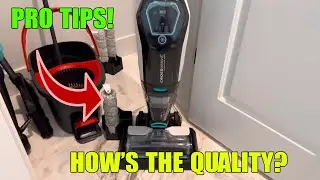 Bissell CrossWave Cordless Max Vacuum Mop Review | Sneak Peek: hardwood & tile floor