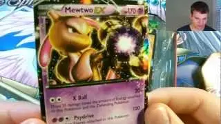 Best Pokemon 2012 Black and White Mewtwo EX Tin Opening Ever!