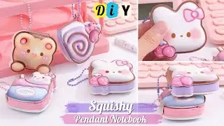 DIY Kawaii Pendant Squishy Notebook | How to Make a Cute Squishy Notebook at Home