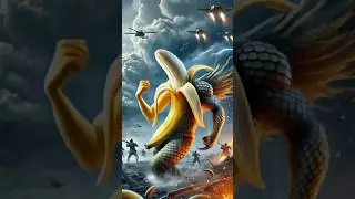 Epic Battle! Banana vs Snake #aivideo #aiviral #aianimation #aibattle #epicbattle #ai #aigenerated