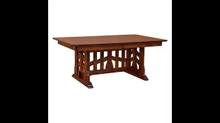 Greene & Greene Dining Set  w/4 Leaves Solid Cherry Wood. Gamble House Style Custom Sizes Available!