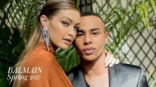 MODTV ® | Gigi Hadid x Olivier Rousteing Balmain Spring 2017 Backstage